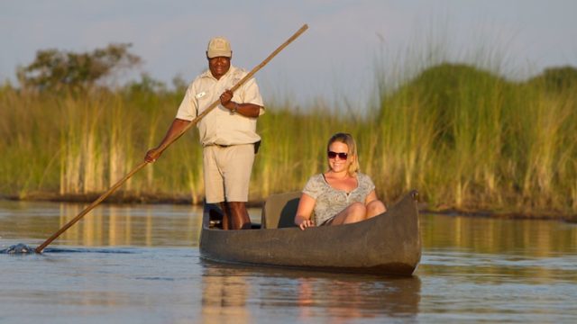 Private boat tour at Camp Okavango
