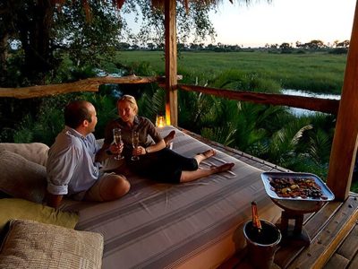 Jao Camp Luxury deck