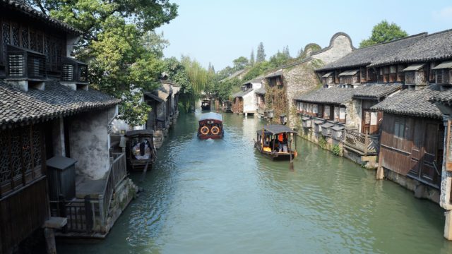 Wuzhen channels shanghai river china travel vacations