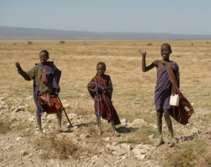 Masai Children in Tanzania