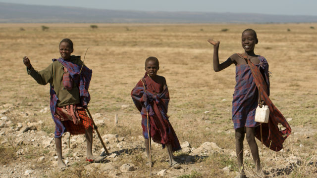 Masai Children in Tanzania