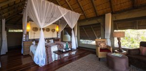 Beautiful bedroom at Savuti Camp
