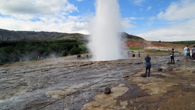 Geyser Iceland trip tour travel vacations