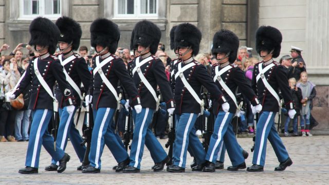 Changing Guard in Copenhagen Denmark